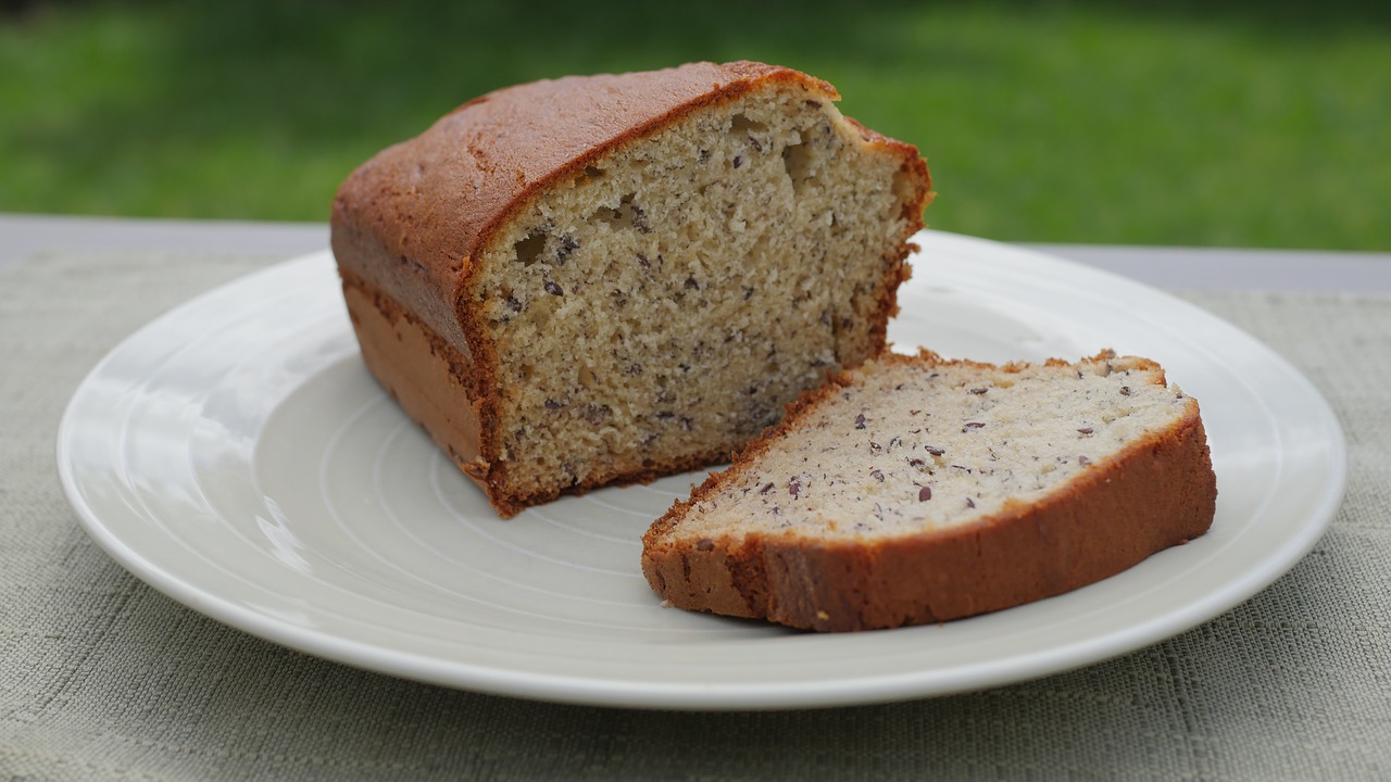 bread, banana, food