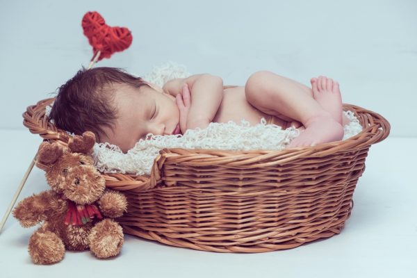 newborn baby basket